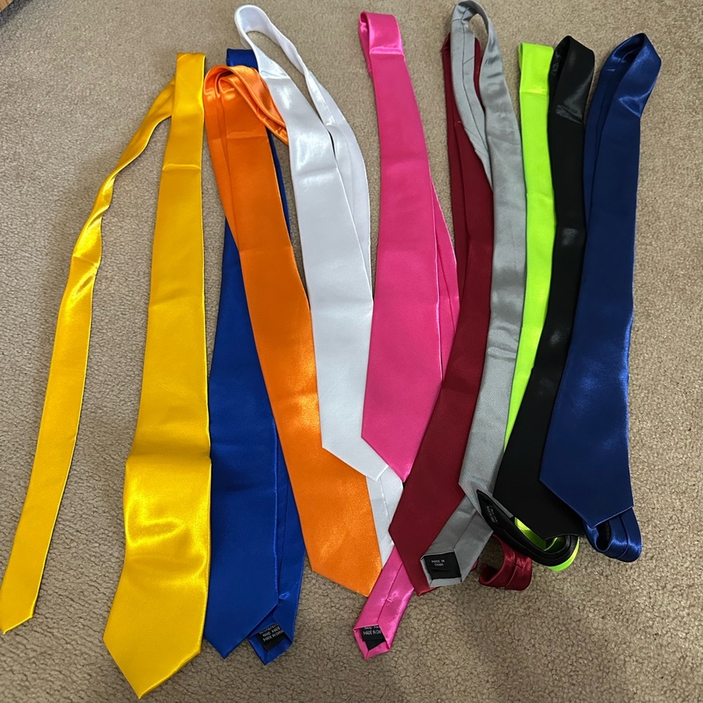 Assorted Satin Ties Set